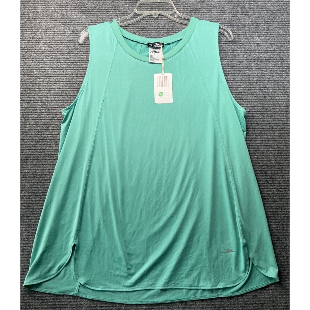 Crane Tank Top Women XL Teal New With Tags